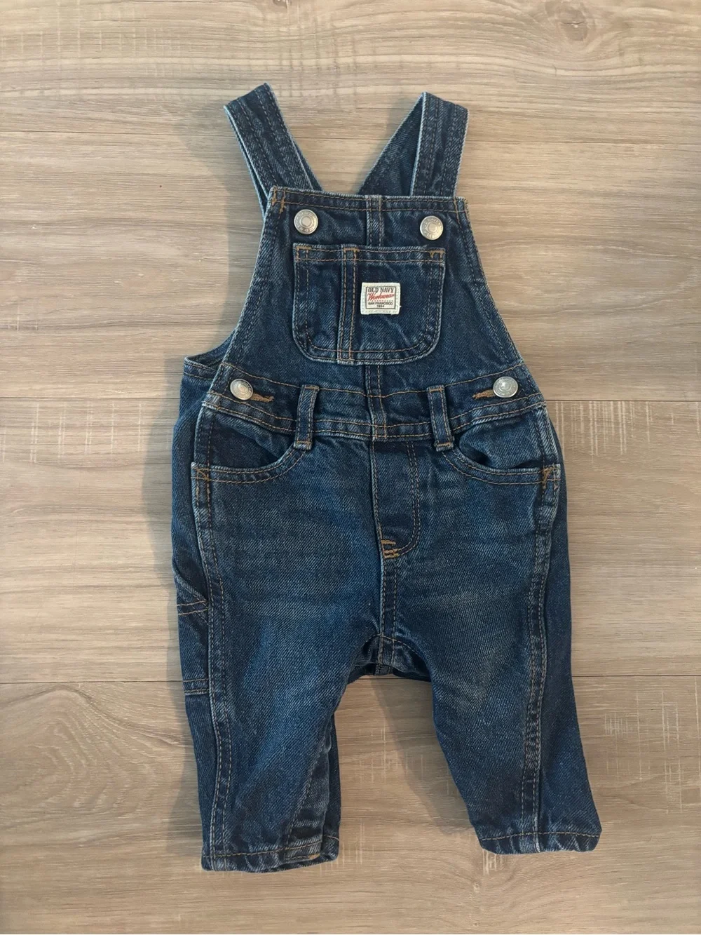 Fall Baby Boy Cream Quilted Jacket with Mustard Cord Collar and Denim Overalls